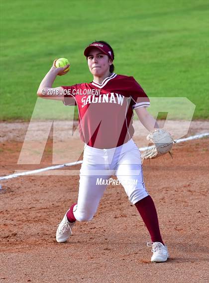 Thumbnail 3 in Stevens [John Paul] vs Saginaw (NISD Softball Tournament) photogallery.