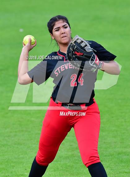 Thumbnail 2 in Stevens [John Paul] vs Saginaw (NISD Softball Tournament) photogallery.