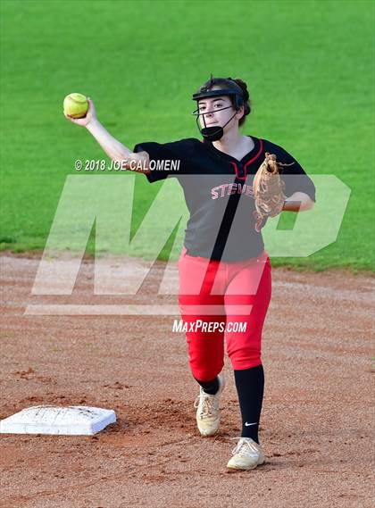 Thumbnail 3 in Stevens [John Paul] vs Saginaw (NISD Softball Tournament) photogallery.