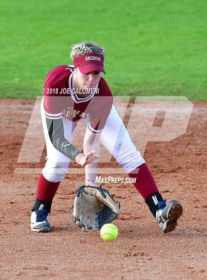 Thumbnail 3 in Stevens [John Paul] vs Saginaw (NISD Softball Tournament) photogallery.