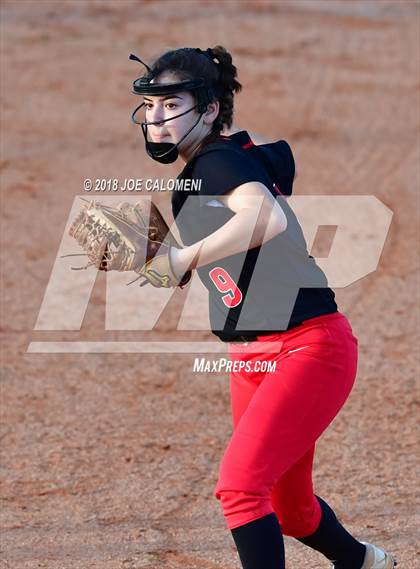 Thumbnail 3 in Stevens [John Paul] vs Saginaw (NISD Softball Tournament) photogallery.