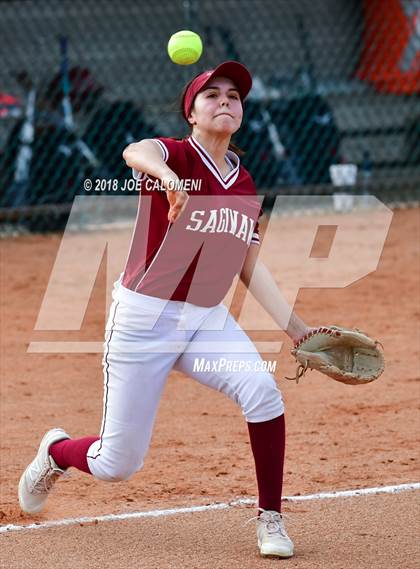 Thumbnail 3 in Stevens [John Paul] vs Saginaw (NISD Softball Tournament) photogallery.