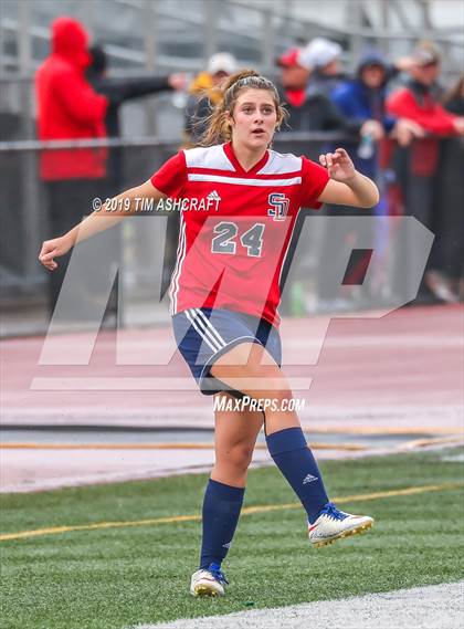 Thumbnail 3 in South Dearborn vs Evansville Mater Dei photogallery.