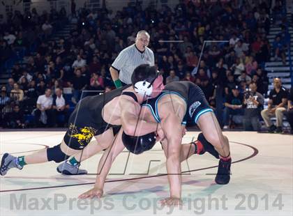 Thumbnail 2 in CIF CCS Masters Wrestling Championships (Finals) photogallery.