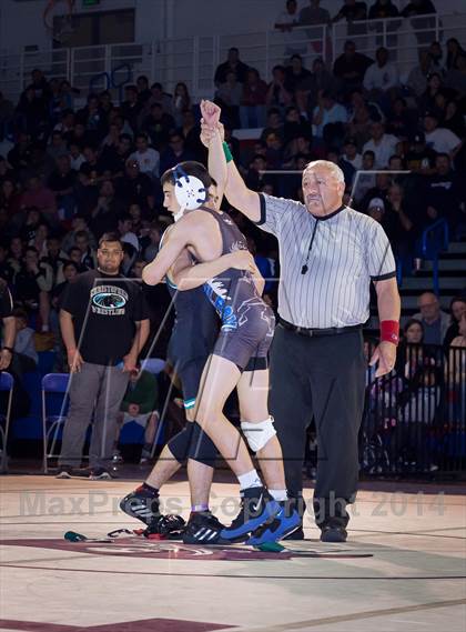 Thumbnail 3 in CIF CCS Masters Wrestling Championships (Finals) photogallery.