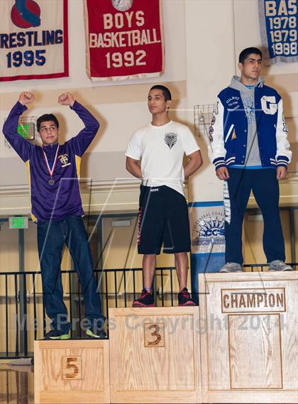 Thumbnail 2 in CIF CCS Masters Wrestling Championships (Finals) photogallery.