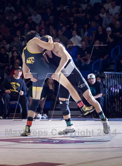 Thumbnail 3 in CIF CCS Masters Wrestling Championships (Finals) photogallery.