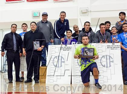 Thumbnail 2 in CIF CCS Masters Wrestling Championships (Finals) photogallery.