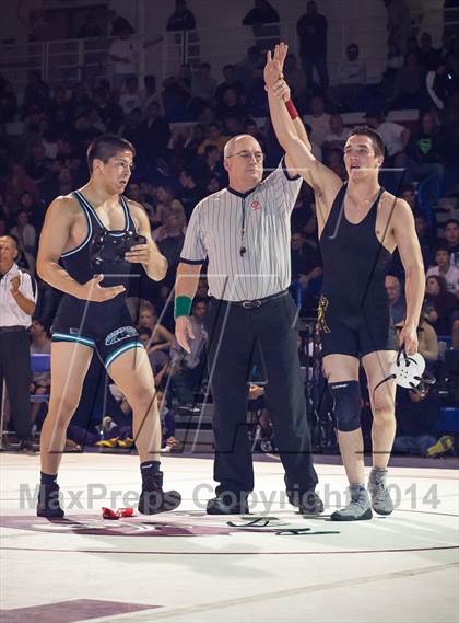 Thumbnail 1 in CIF CCS Masters Wrestling Championships (Finals) photogallery.