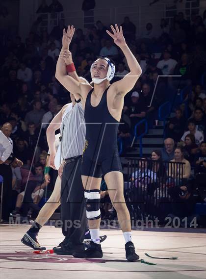 Thumbnail 2 in CIF CCS Masters Wrestling Championships (Finals) photogallery.