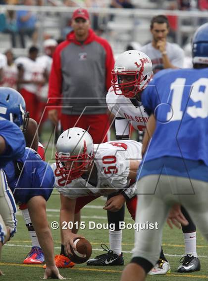 Thumbnail 3 in Lima Senior vs. Defiance (Scrimmage) photogallery.