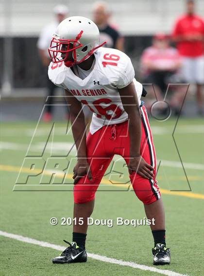 Thumbnail 2 in Lima Senior vs. Defiance (Scrimmage) photogallery.