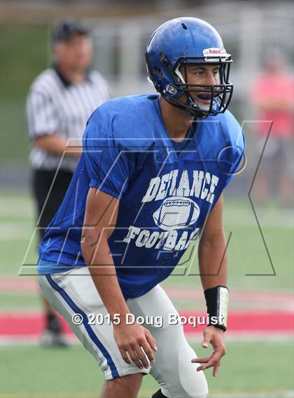 Thumbnail 1 in Lima Senior vs. Defiance (Scrimmage) photogallery.