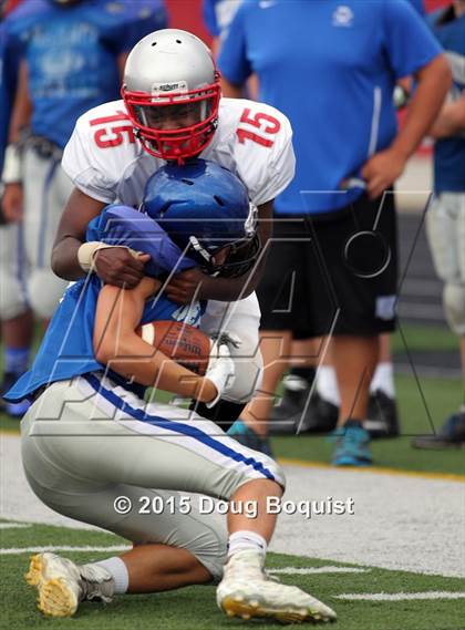 Thumbnail 1 in Lima Senior vs. Defiance (Scrimmage) photogallery.