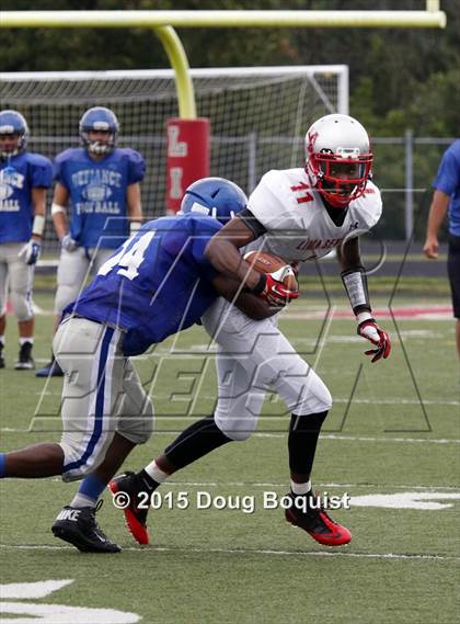 Thumbnail 1 in Lima Senior vs. Defiance (Scrimmage) photogallery.