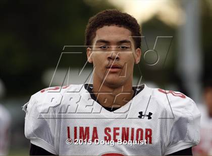 Thumbnail 1 in Lima Senior vs. Defiance (Scrimmage) photogallery.