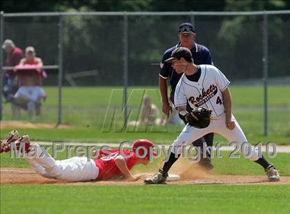 Thumbnail 3 in Pleasant Plains vs. Rochester (IHSA Class 2A Sectional Final) photogallery.