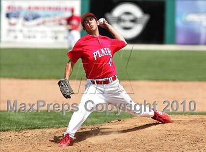 Thumbnail 2 in Pleasant Plains vs. Rochester (IHSA Class 2A Sectional Final) photogallery.