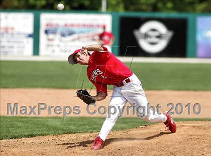 Thumbnail 3 in Pleasant Plains vs. Rochester (IHSA Class 2A Sectional Final) photogallery.