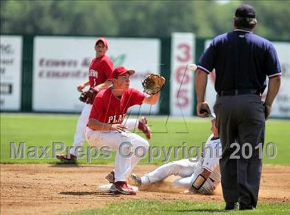 Thumbnail 2 in Pleasant Plains vs. Rochester (IHSA Class 2A Sectional Final) photogallery.