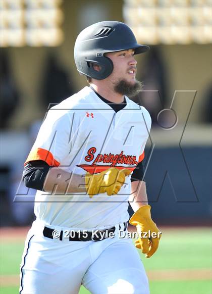 Thumbnail 1 in Burkburnett vs Springtown (Walker Stallcup Tournament) photogallery.