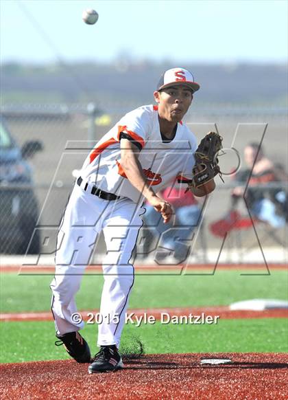 Thumbnail 2 in Burkburnett vs Springtown (Walker Stallcup Tournament) photogallery.