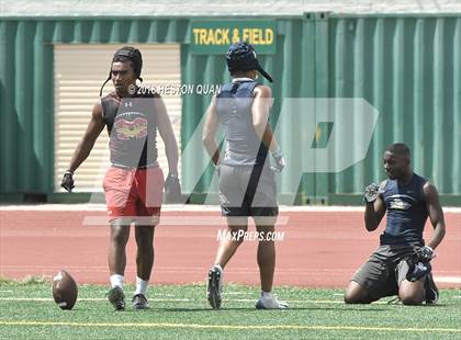 Thumbnail 1 in St. John Bosco vs. Mission Viejo (Battle at the Beach 7-on-7) photogallery.