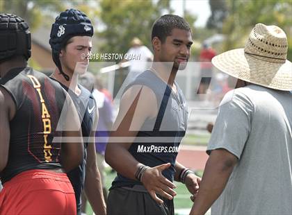 Thumbnail 2 in St. John Bosco vs. Mission Viejo (Battle at the Beach 7-on-7) photogallery.