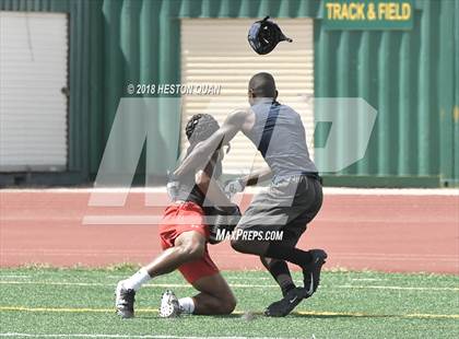 Thumbnail 2 in St. John Bosco vs. Mission Viejo (Battle at the Beach 7-on-7) photogallery.