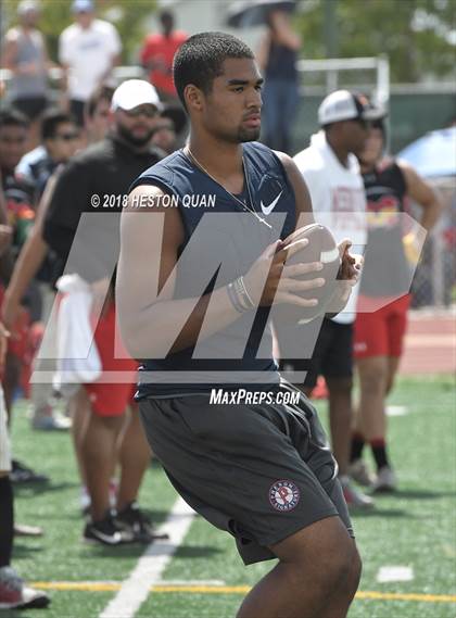 Thumbnail 3 in St. John Bosco vs. Mission Viejo (Battle at the Beach 7-on-7) photogallery.