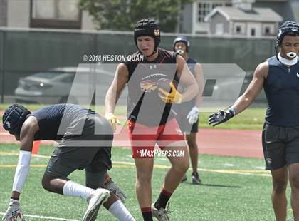 Thumbnail 2 in St. John Bosco vs. Mission Viejo (Battle at the Beach 7-on-7) photogallery.