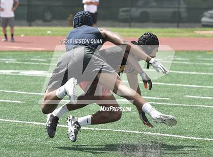 Thumbnail 2 in St. John Bosco vs. Mission Viejo (Battle at the Beach 7-on-7) photogallery.