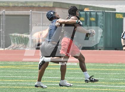 Thumbnail 3 in St. John Bosco vs. Mission Viejo (Battle at the Beach 7-on-7) photogallery.