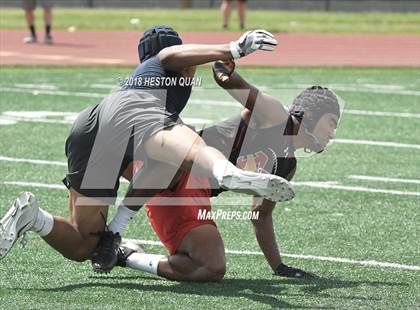 Thumbnail 3 in St. John Bosco vs. Mission Viejo (Battle at the Beach 7-on-7) photogallery.