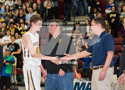 Thumbnail 1 in Valley Christian vs. Mountain View (CIF-CCS DII Championship) photogallery.