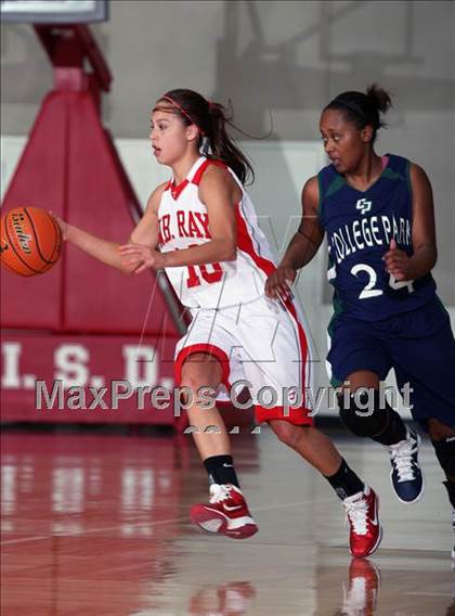 Thumbnail 2 in College Park vs W.B. Ray (McDonald's Texas Invitational) photogallery.