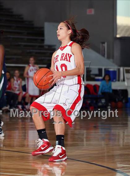 Thumbnail 1 in College Park vs W.B. Ray (McDonald's Texas Invitational) photogallery.