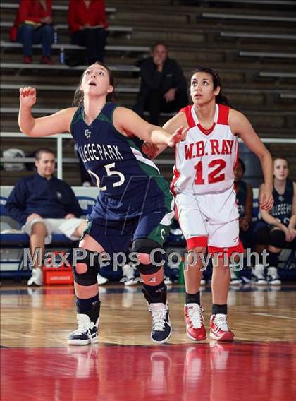 Thumbnail 1 in College Park vs W.B. Ray (McDonald's Texas Invitational) photogallery.