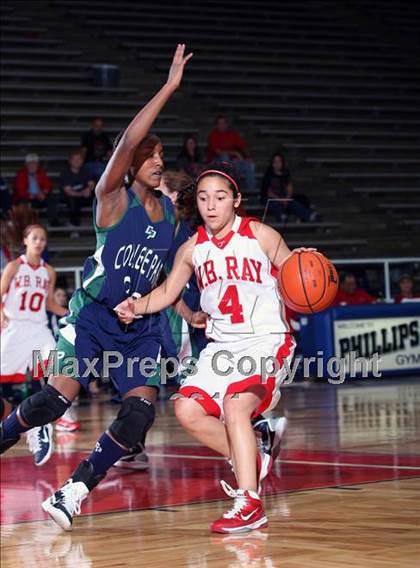 Thumbnail 3 in College Park vs W.B. Ray (McDonald's Texas Invitational) photogallery.