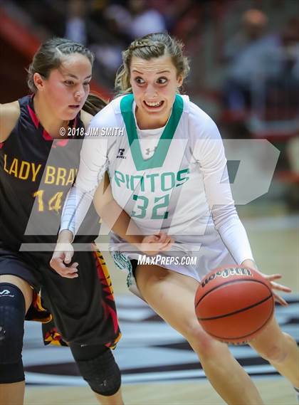 Thumbnail 3 in Santa Fe Indian @ Moriarty (NMAA 4A Quarterfinal) photogallery.