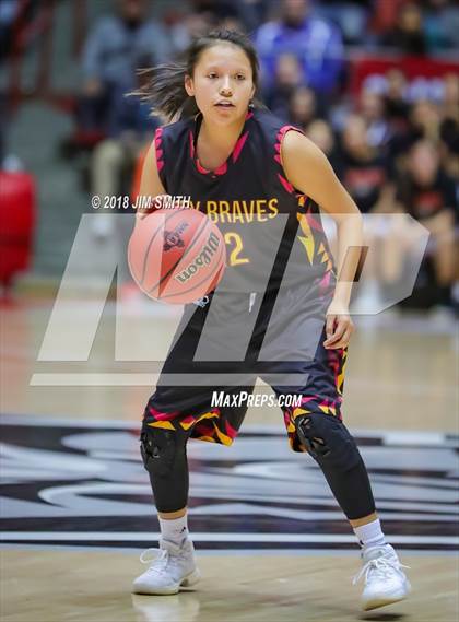 Thumbnail 2 in Santa Fe Indian @ Moriarty (NMAA 4A Quarterfinal) photogallery.