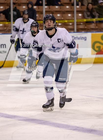 Thumbnail 1 in St. Thomas Aquinas vs Dover (NHIAA D2 Final) photogallery.