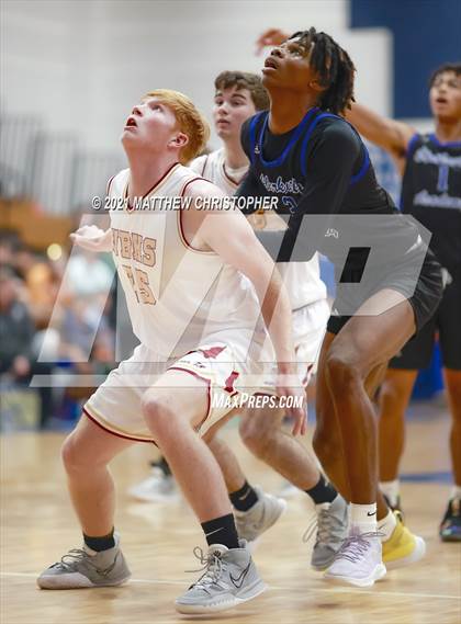 Thumbnail 3 in Clarksville Academy vs. Van Buren County (PCB Marlin Christmas Classic) photogallery.