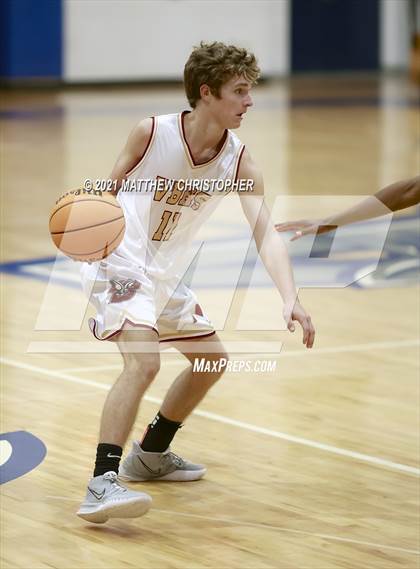 Thumbnail 2 in Clarksville Academy vs. Van Buren County (PCB Marlin Christmas Classic) photogallery.