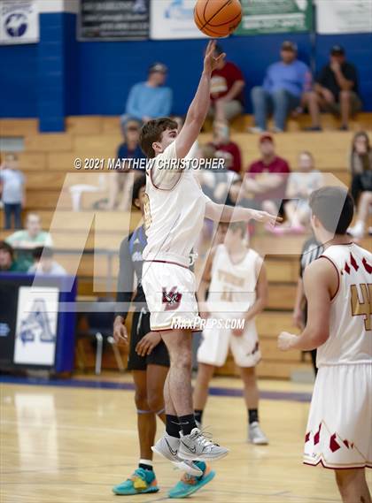 Thumbnail 1 in Clarksville Academy vs. Van Buren County (PCB Marlin Christmas Classic) photogallery.