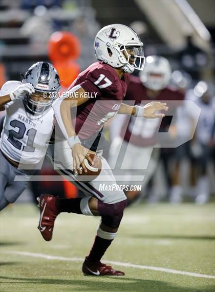 Thumbnail 1 in Martin vs. Lewisville (UIL 6A Area Playoff) photogallery.