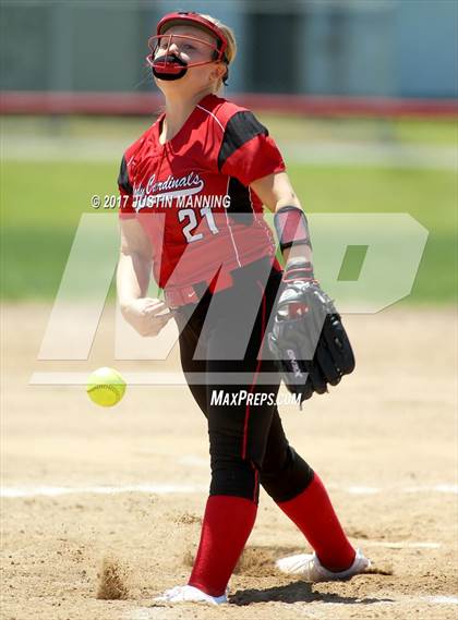 Thumbnail 3 in Harmony Grove vs. Harding Academy (AHSAA 3A Regional Playoff) photogallery.
