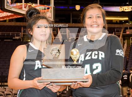 Thumbnail 2 in Bella Vista College Preparatory School vs. AZ Compass Prep (CAA D1 Final) photogallery.