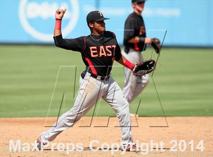 Thumbnail 3 in George Ranch vs. Victoria East (UIL 4A Semifinal) photogallery.