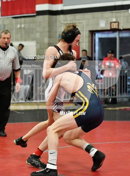 Thumbnail 2 in Milken vs Paloma Valley (CIF Southern Section Wrestling Championships) photogallery.